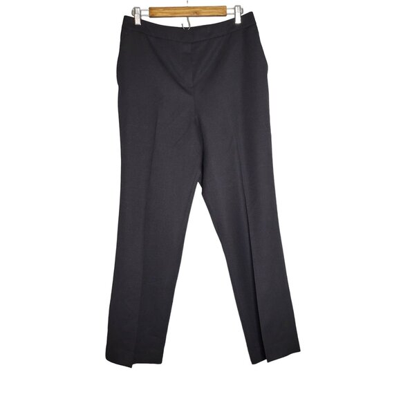 Pendleton Womens Black Wool Dress Pants Academia Business Office Old Money 10 - Picture 2 of 8